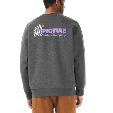 Felpa Picture Toanah Crw Dk Grey Mel