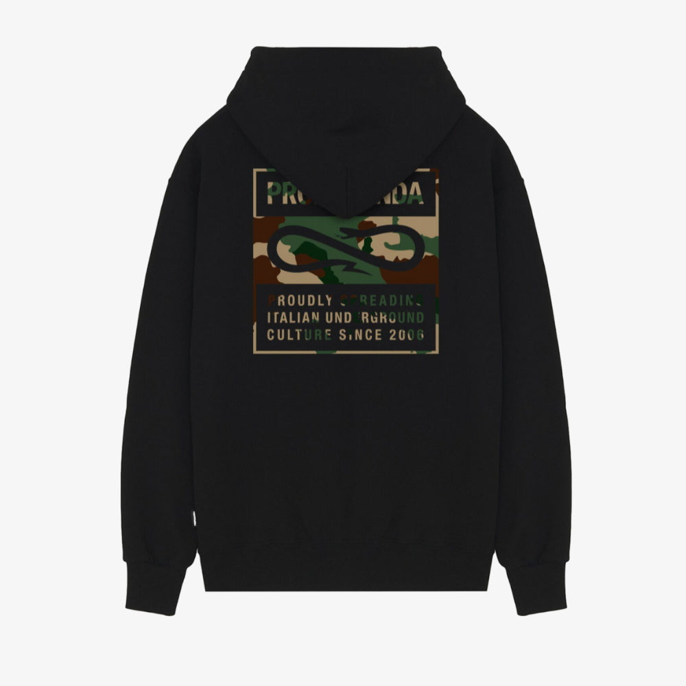Felpa Propaganda Label Camo Black