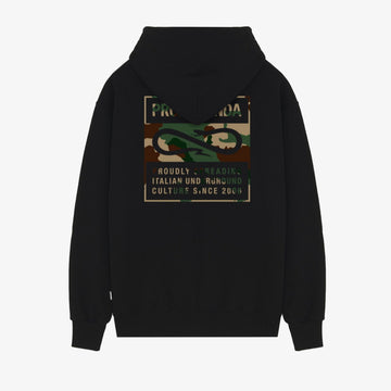 Felpa Propaganda Label Camo Black