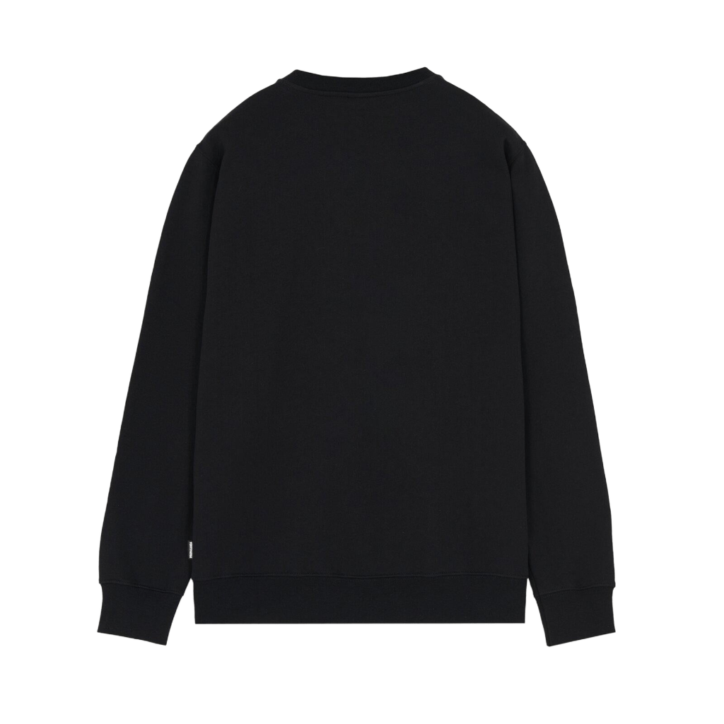 Felpa Propaganda Logo Embroid crewneck black