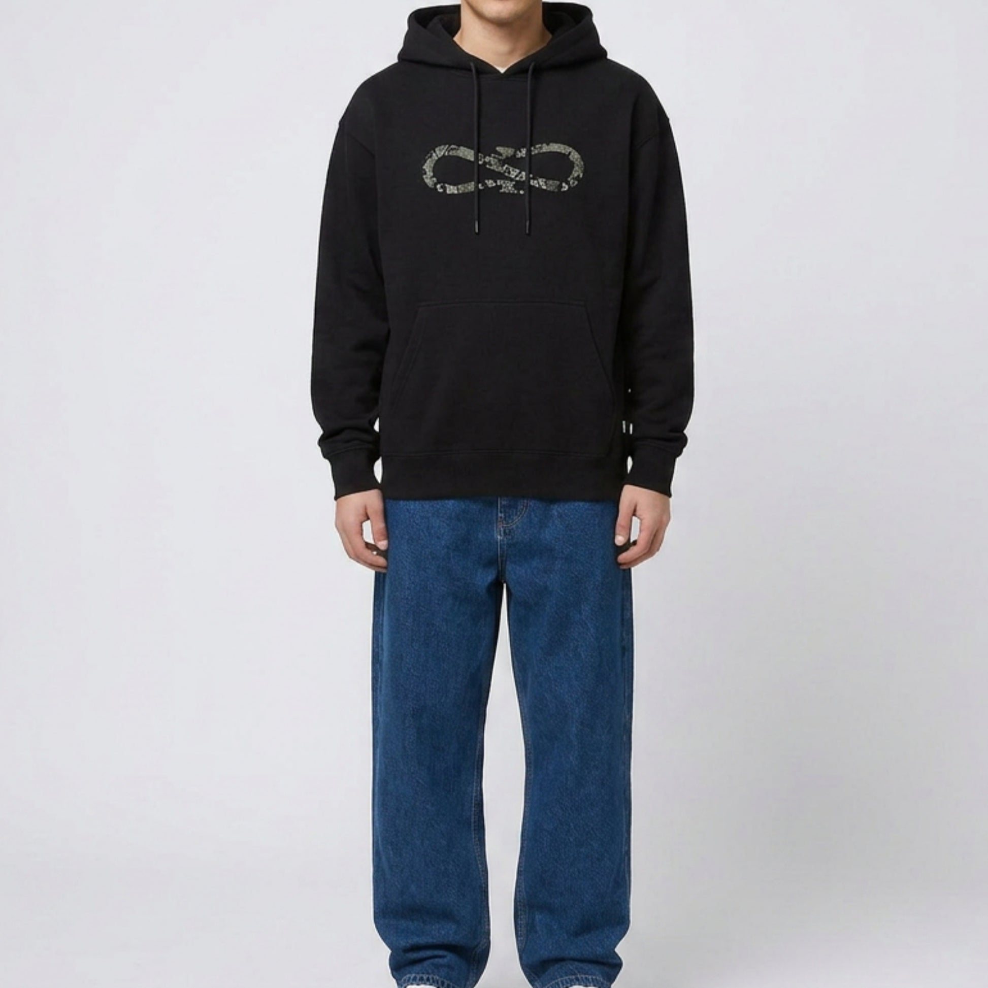 Felpa Propaganda Logo Python Black