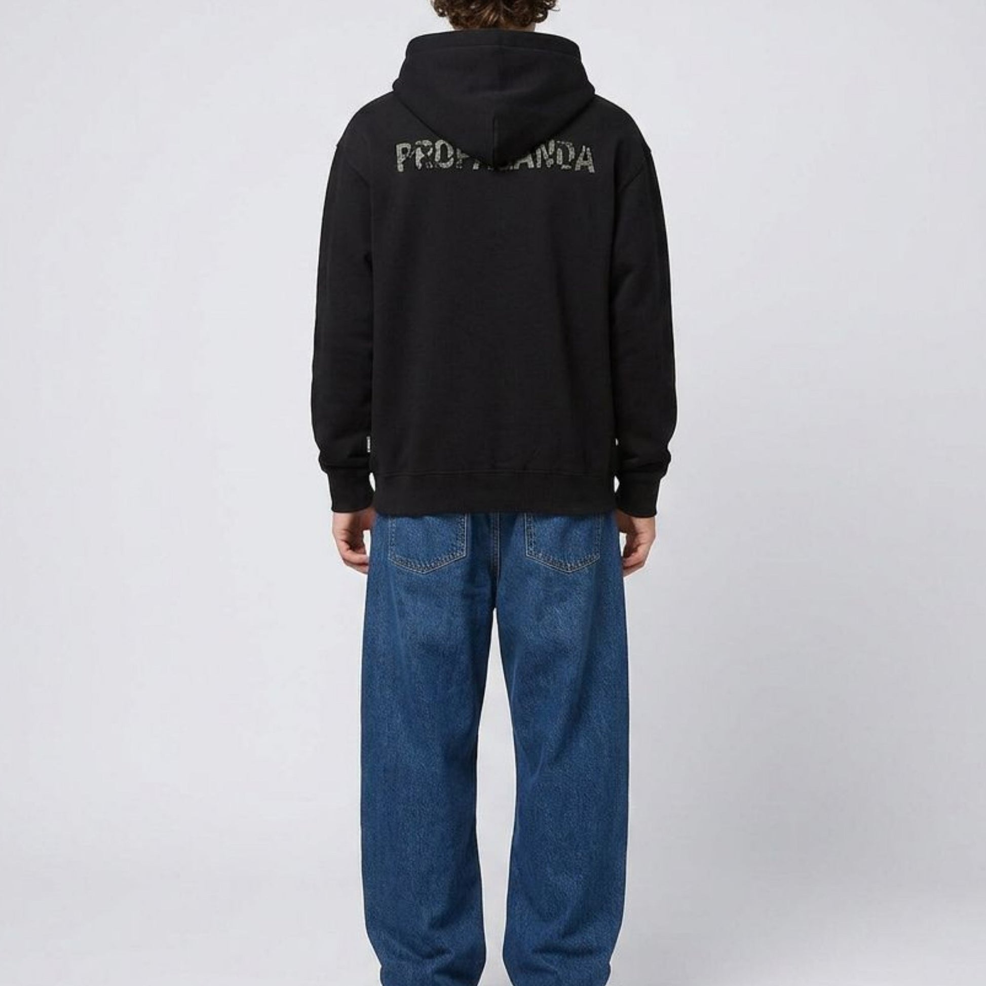 Felpa Propaganda Logo Python Black