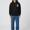 Felpa Propaganda Pocket Zip Hood Black