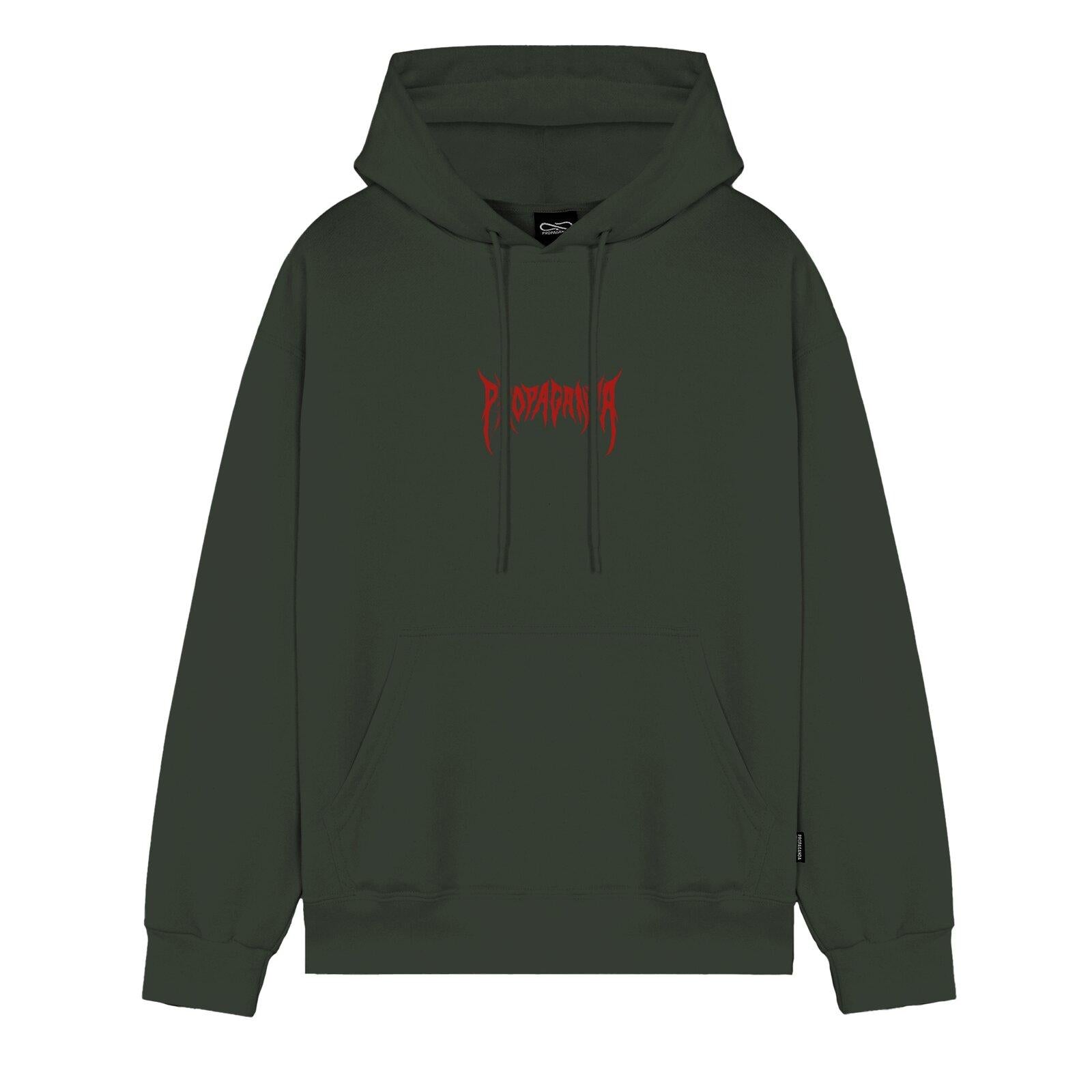 Felpa Propaganda Ribs Spider Olive