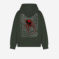 Felpa Propaganda Ribs Spider Olive