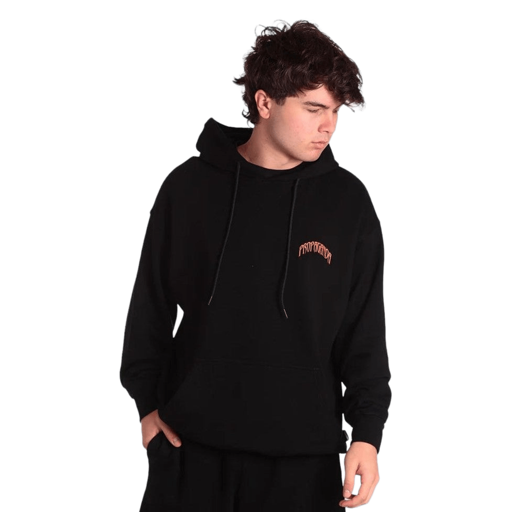 Felpa Propaganda Triangle Cobrahm hoodie black