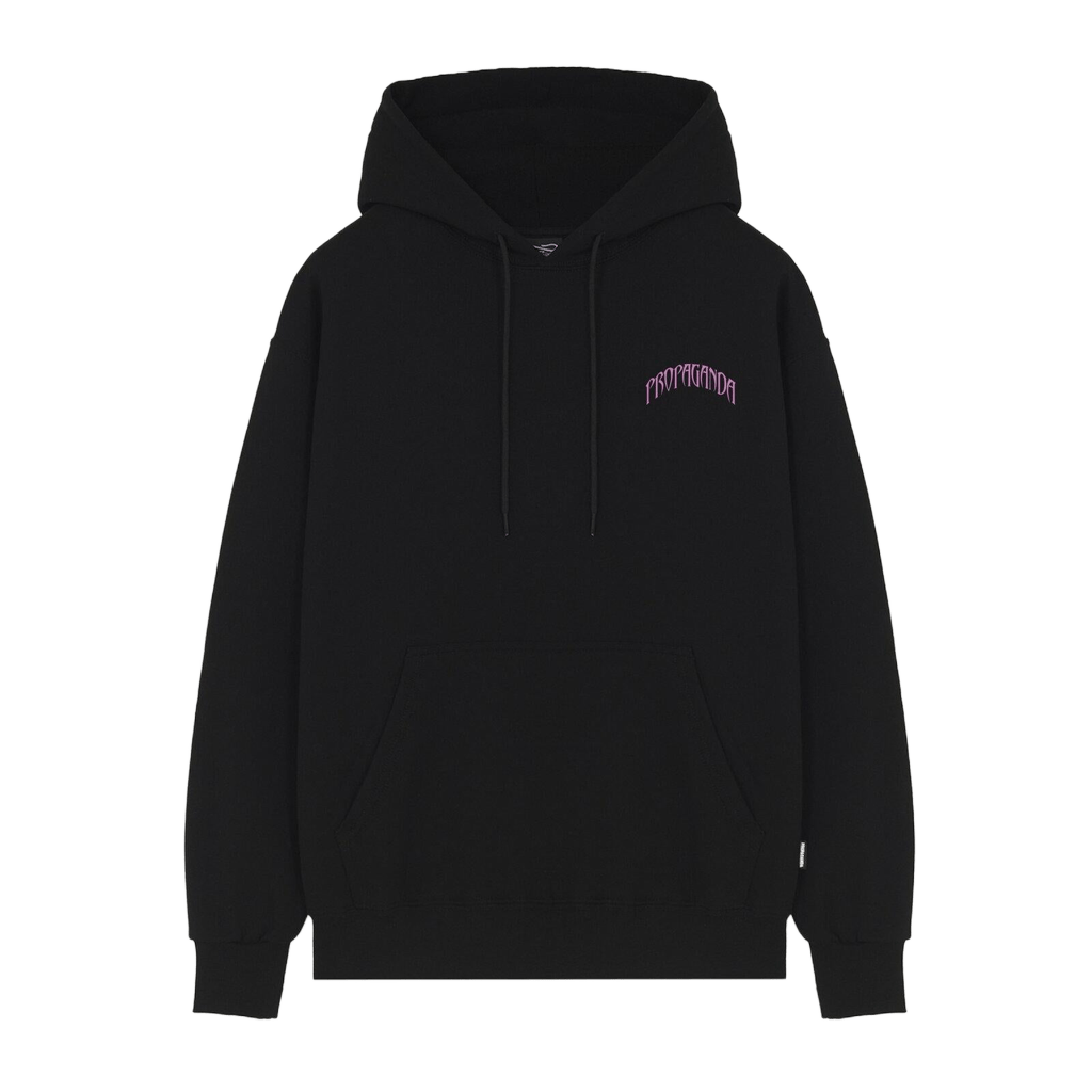 Felpa Propaganda Triangle Panther hoodie black