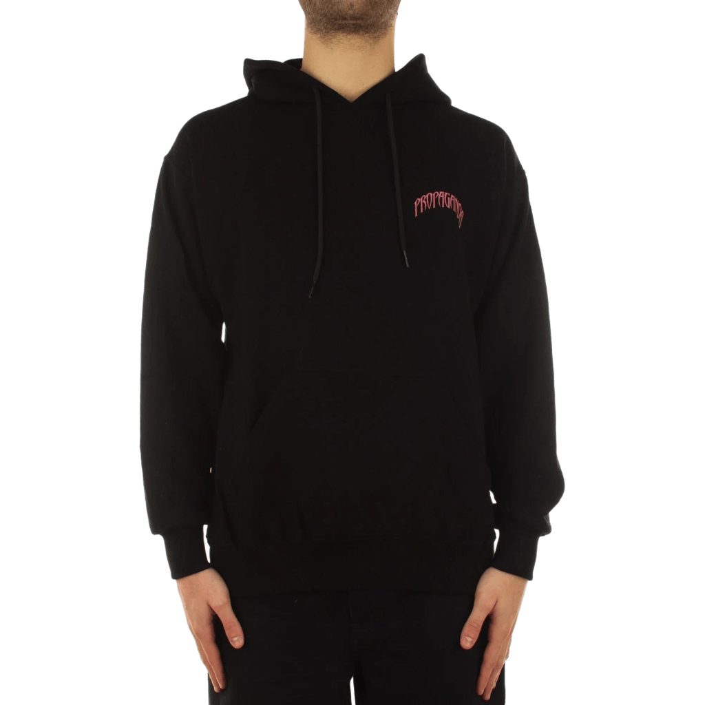 Felpa Propaganda Triangle Panther hoodie black
