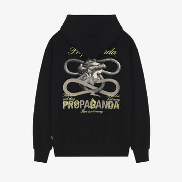 Felpa Propaganda Whisper Zip Black