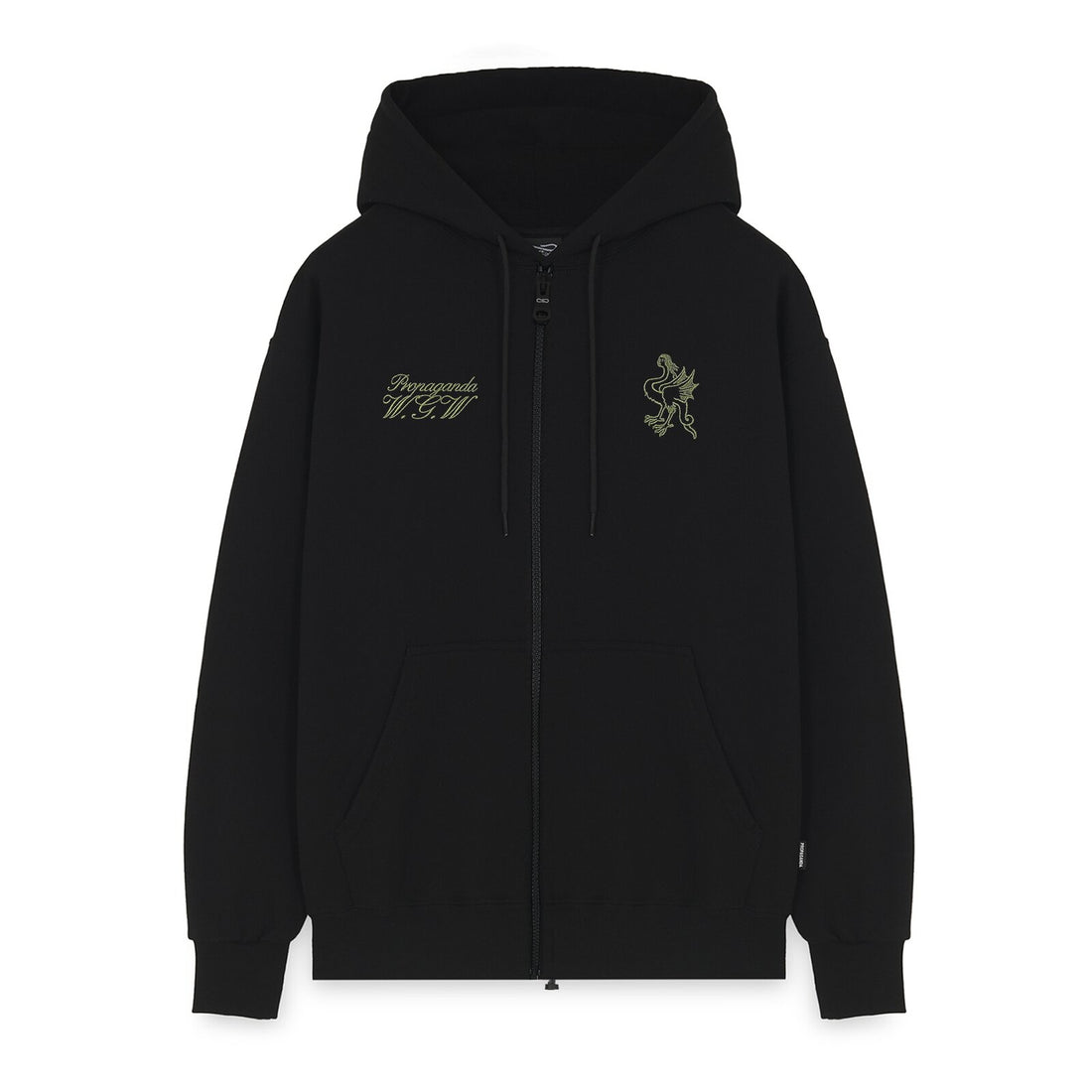 Felpa Propaganda Whisper Zip Black