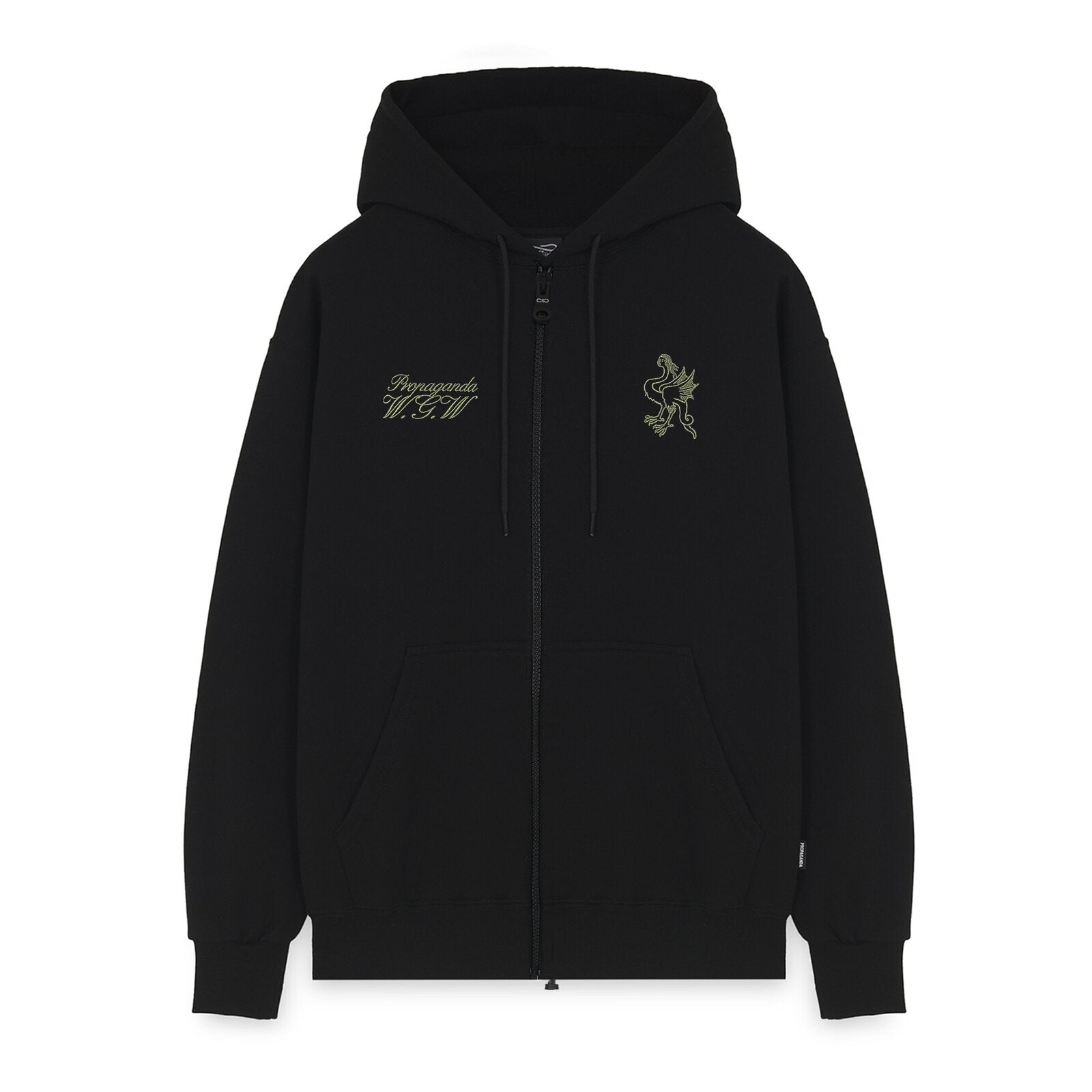 Felpa Propaganda Whisper Zip Black