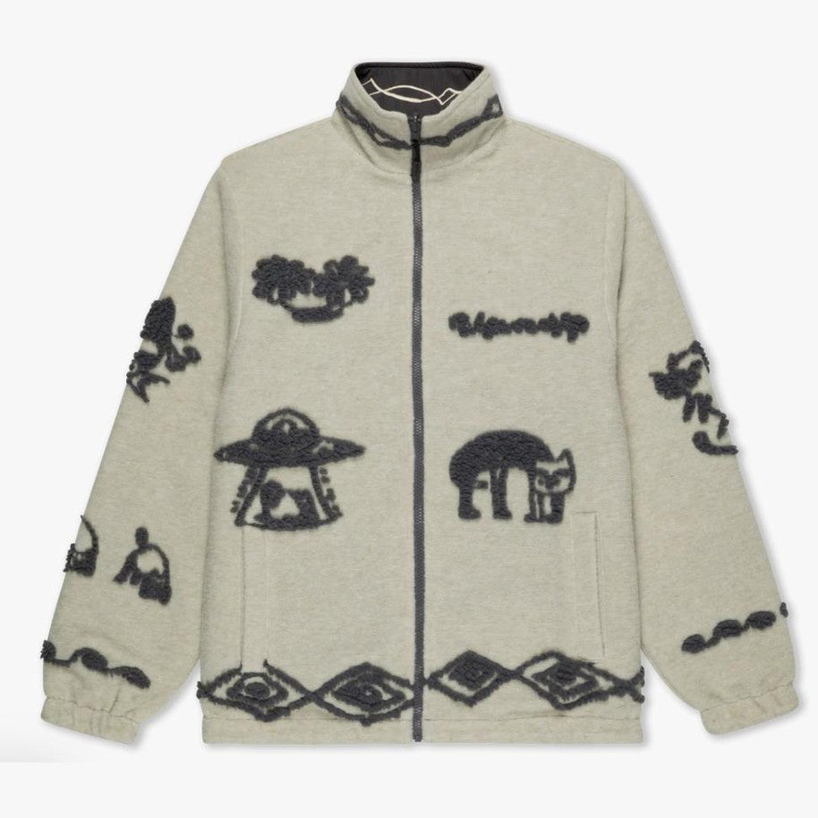 Felpa Rip N Dip Blonded Reverse Jkt Sand