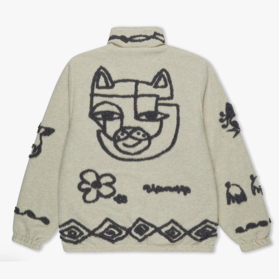 Felpa Rip N Dip Blonded Reverse Jkt Sand