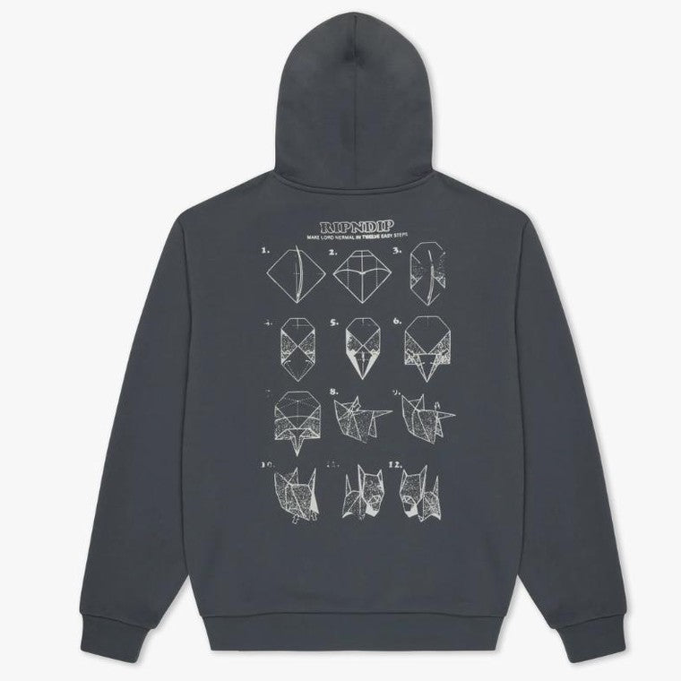 Felpa Rip N Dip Origamo Hood Charcoal