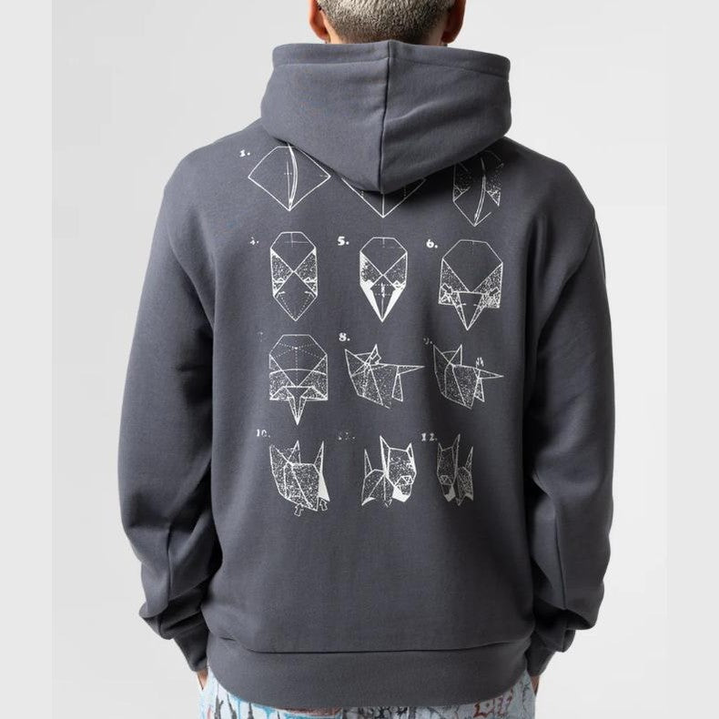 Felpa Rip N Dip Origamo Hood Charcoal