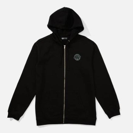 Felpa Salty Crew Skewed Zip Blk