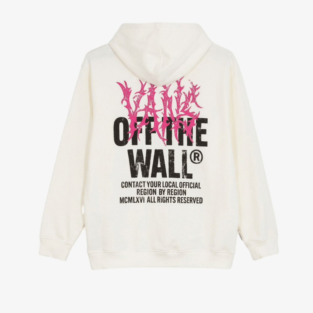Felpa Vans Metal Wall Fz Marshmallow