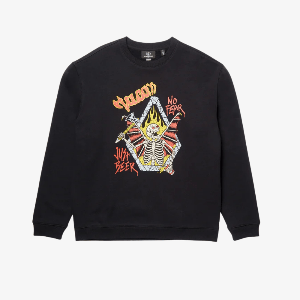 Felpa Volcom Single Stone Po Gray