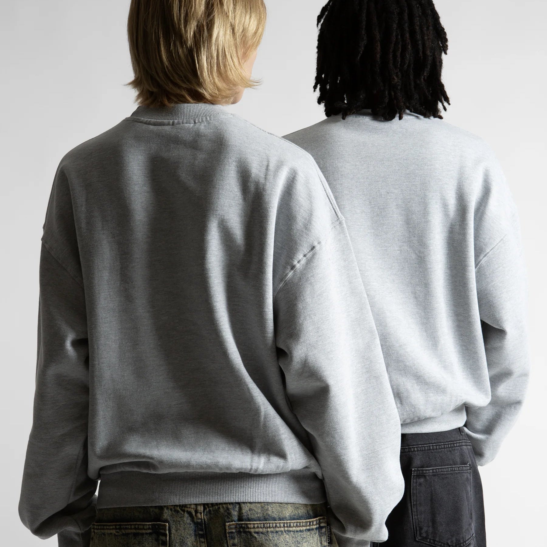 Felpa Wasted Paris Bane crewneck Grey