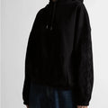 Felpa Wated Paris Bury Hood Black