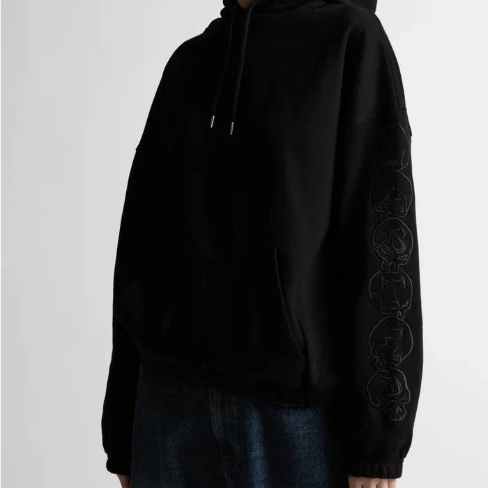 Felpa Wated Paris Bury Hood Black