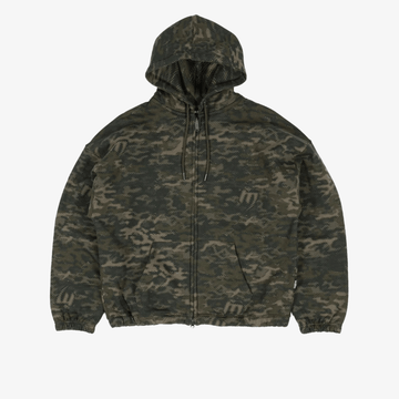 Felpa Wasted Paris Digi camo Zip Green