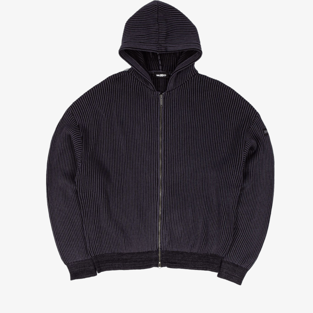 Felpa Wasted Paris Pusher Boyz Zip Black