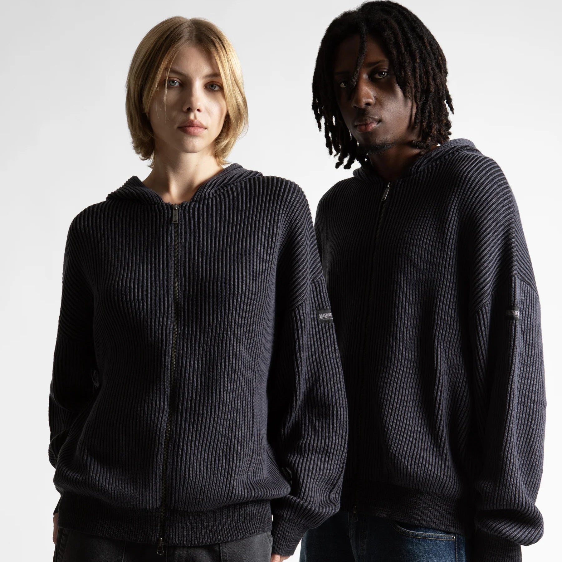 Felpa Wasted Paris Pusher Boyz Zip Black