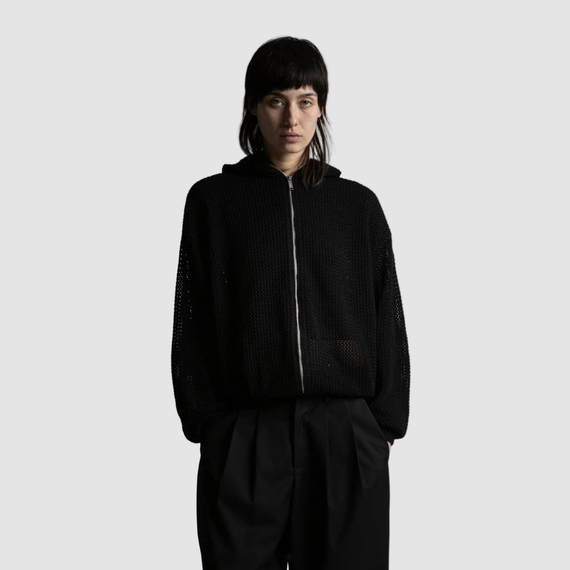Felpa Wasted Paris Real Zip black