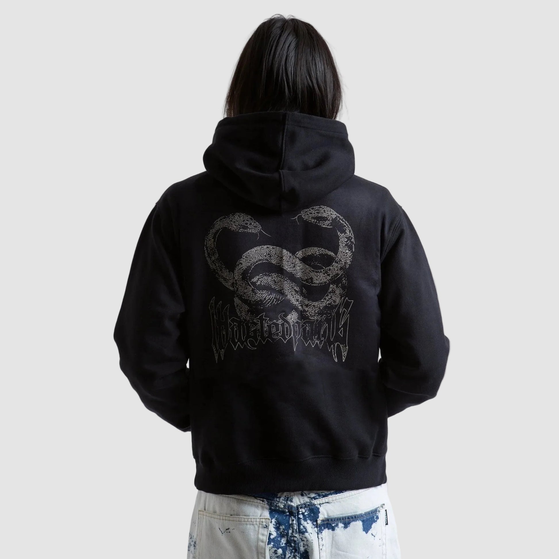 Felpa Wasted Paris Snakes Hood Black
