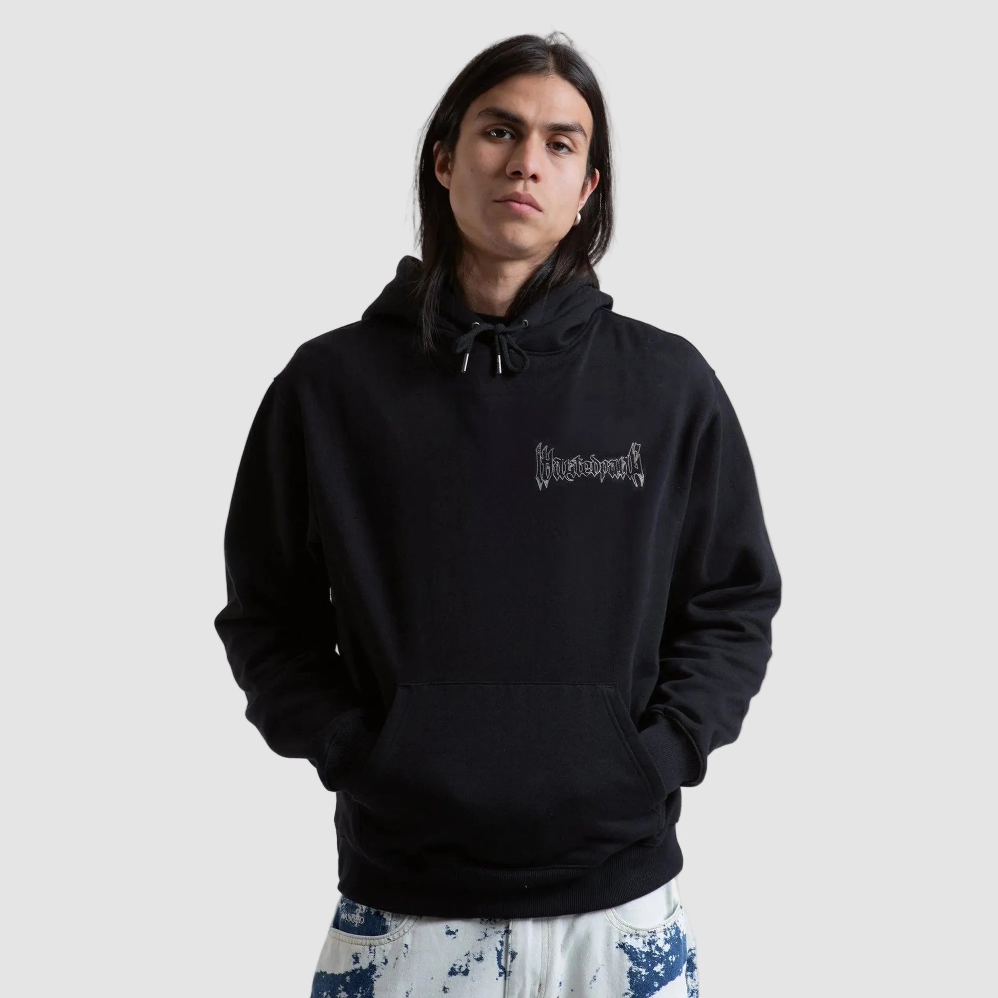 Felpa Wasted Paris Snakes Hood Black