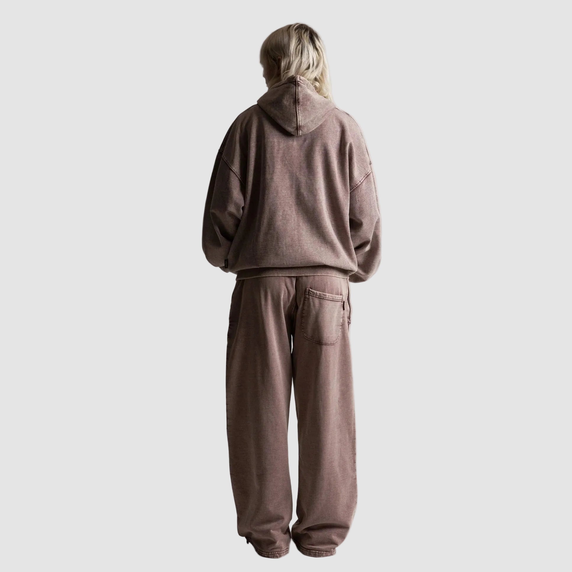 Felpa Wasted Paris Splinter zip Burgandy