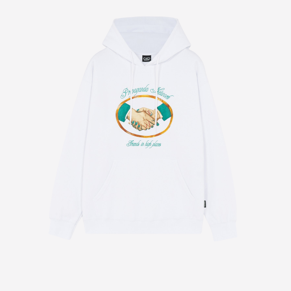 Felpa hood Propagnada Corrupt white