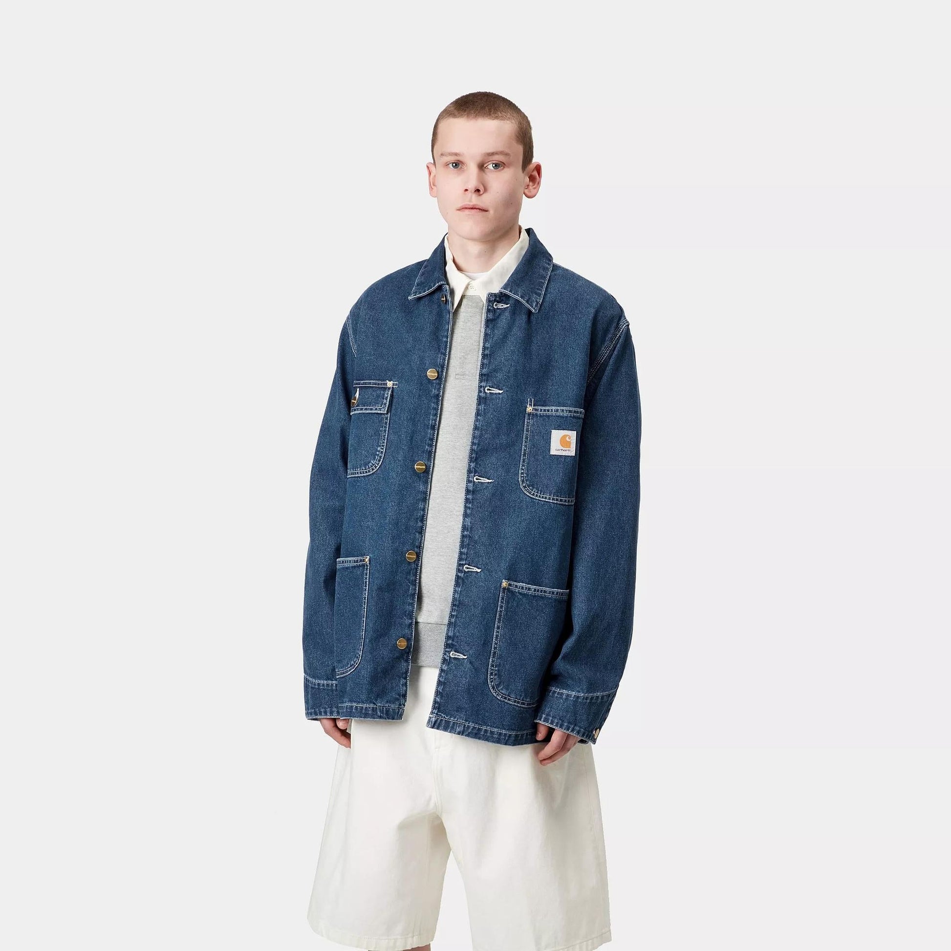 Giacca Carhartt OG Chore blue denim