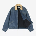 Giacca Carhartt OG Detroit blue dusty used wash