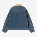 Giacca Carhartt OG Detroit blue dusty used wash