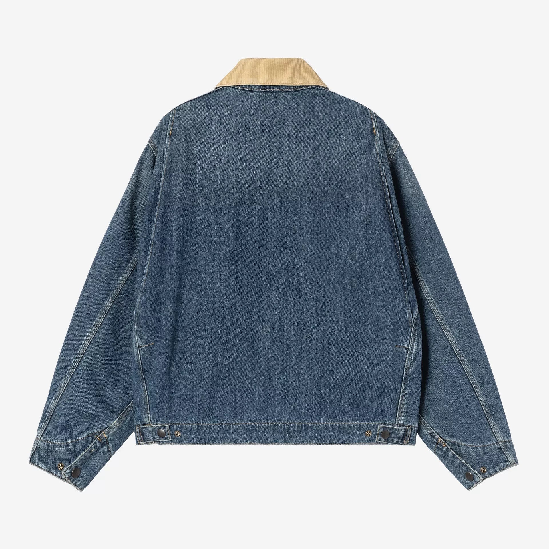Giacca Carhartt OG Detroit blue dusty used wash