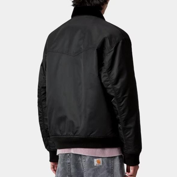 Giacca Carhartt Sant Fe blk scarlet