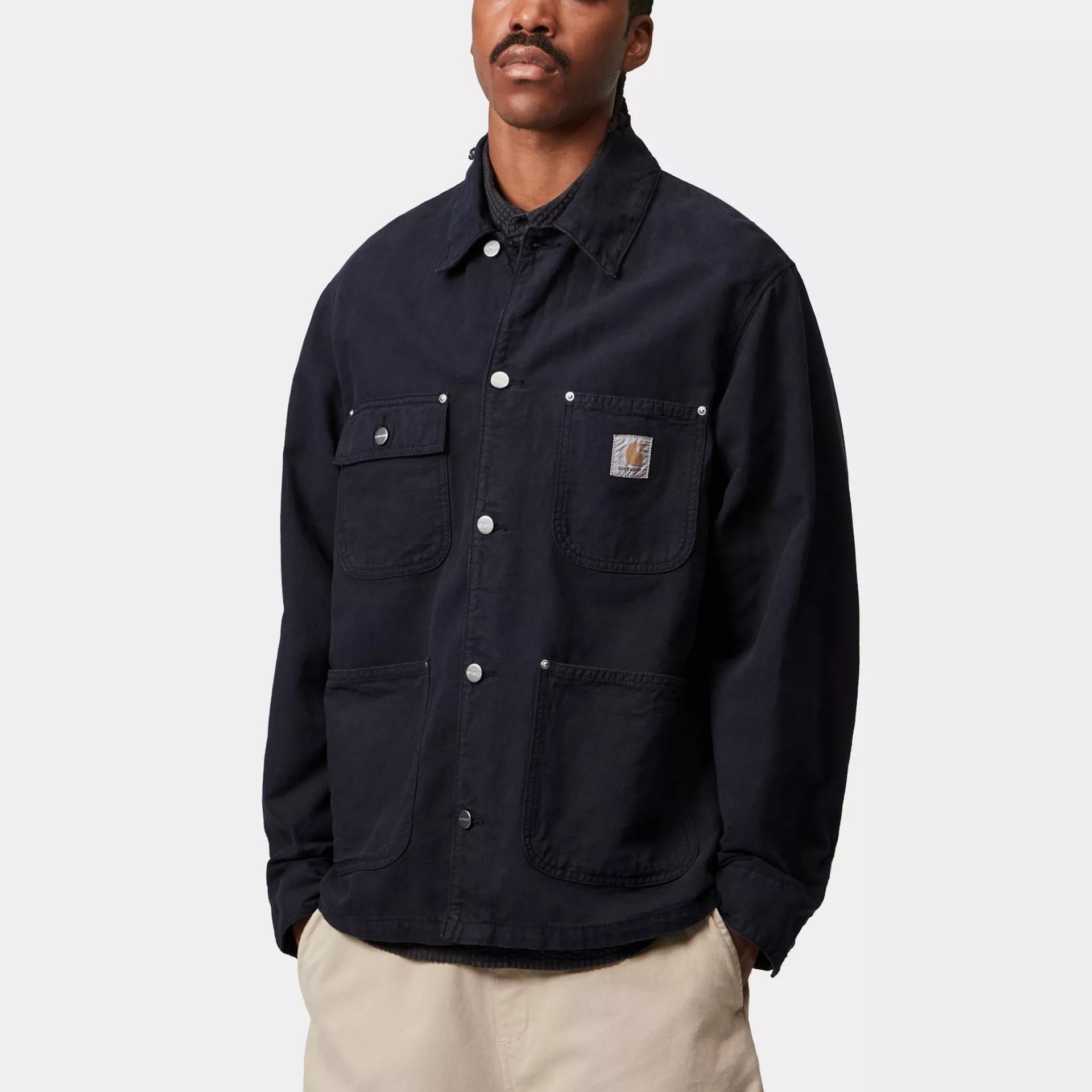 Giacca Carhartt Walter Chore dark navy dyed