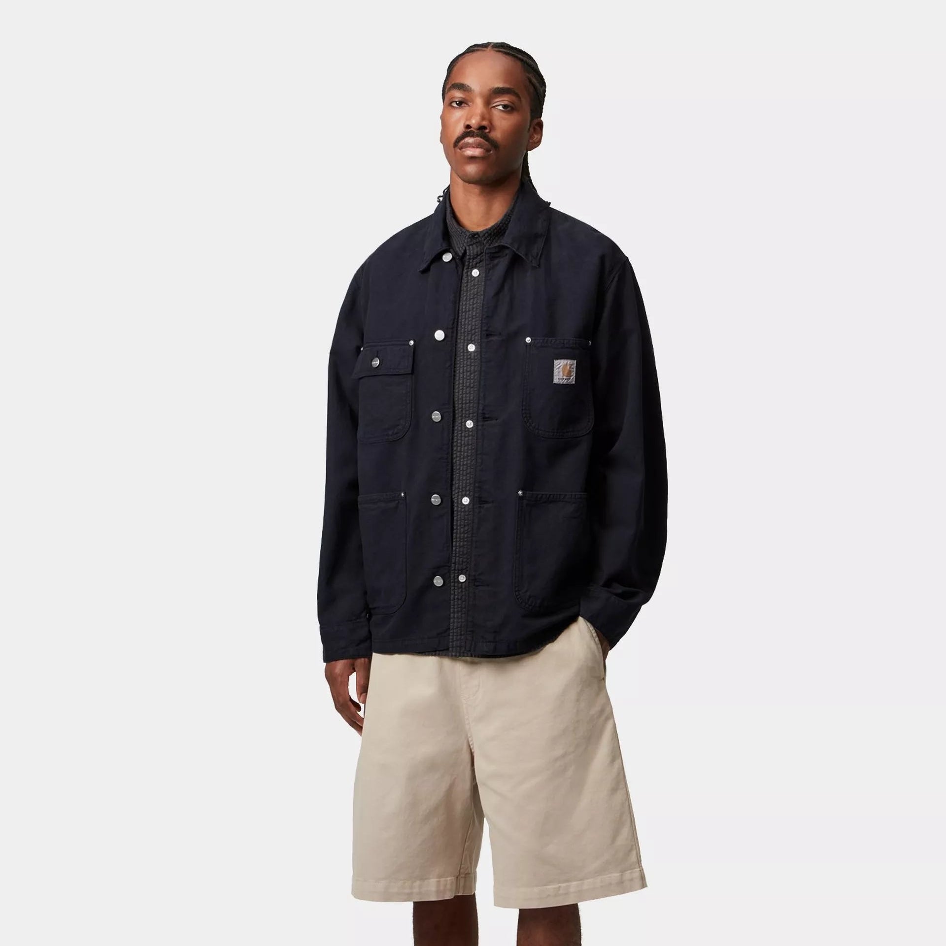 Giacca Carhartt Walter Chore dark navy dyed