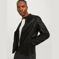 Giacca Jack & Jones Arner Leather black