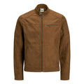Giacca Jack & Jones Rocky Suede cognac