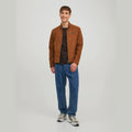 Giacca Jack & Jones Rocky Suede cognac