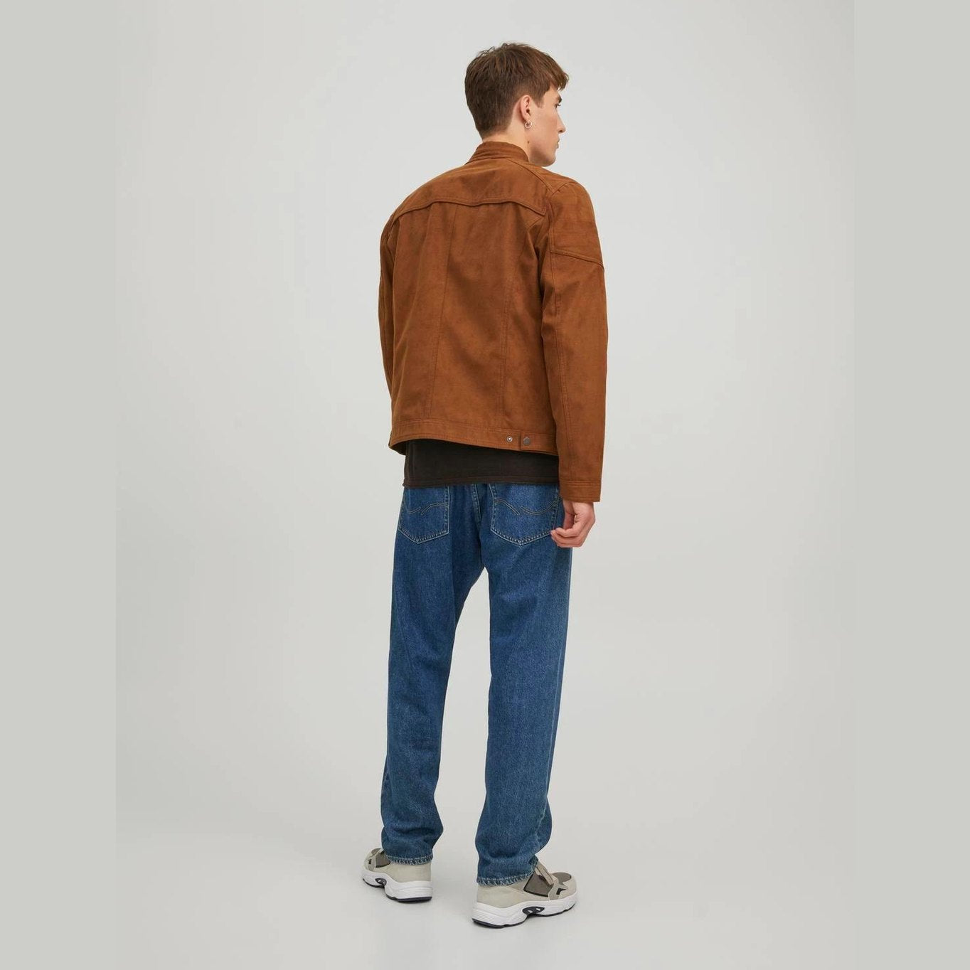 Giacca Jack & Jones Rocky Suede cognac
