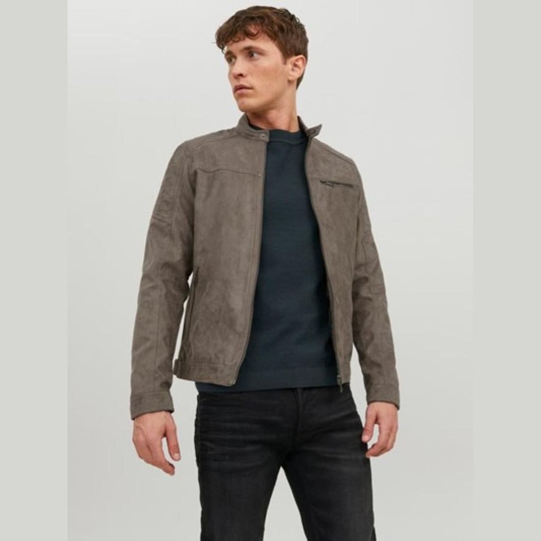 Giacca Jack & Jones Rocky Suede falcon