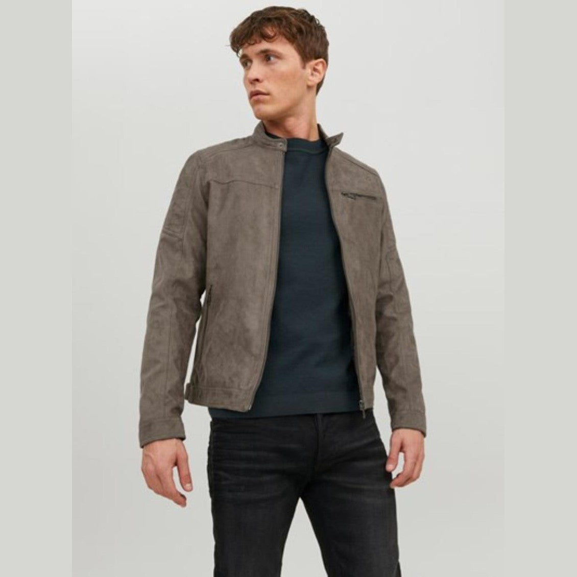 Giacca Jack & Jones Rocky Suede falcon