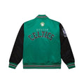 Giacca Mitchell & Ness NBA Primetime Satin Logo Celtics green