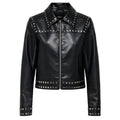 Giacca Only Maxime Faux LTHR JKT Black