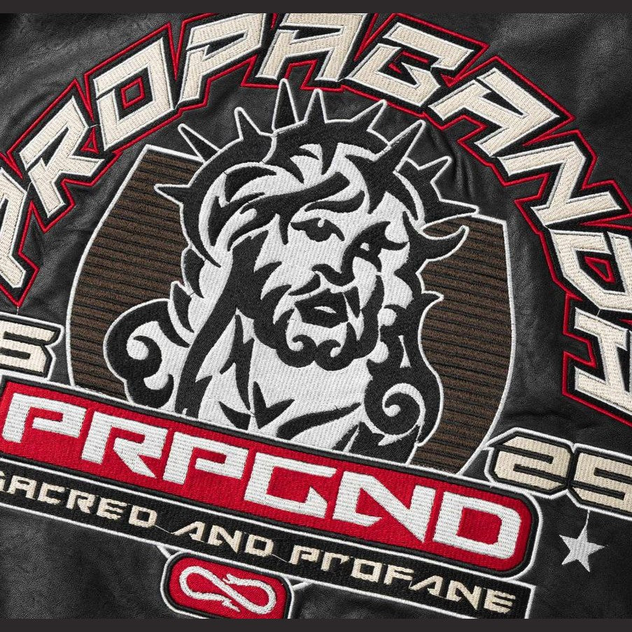 Giacca Propaganda Varsity Jkt Blk Grey