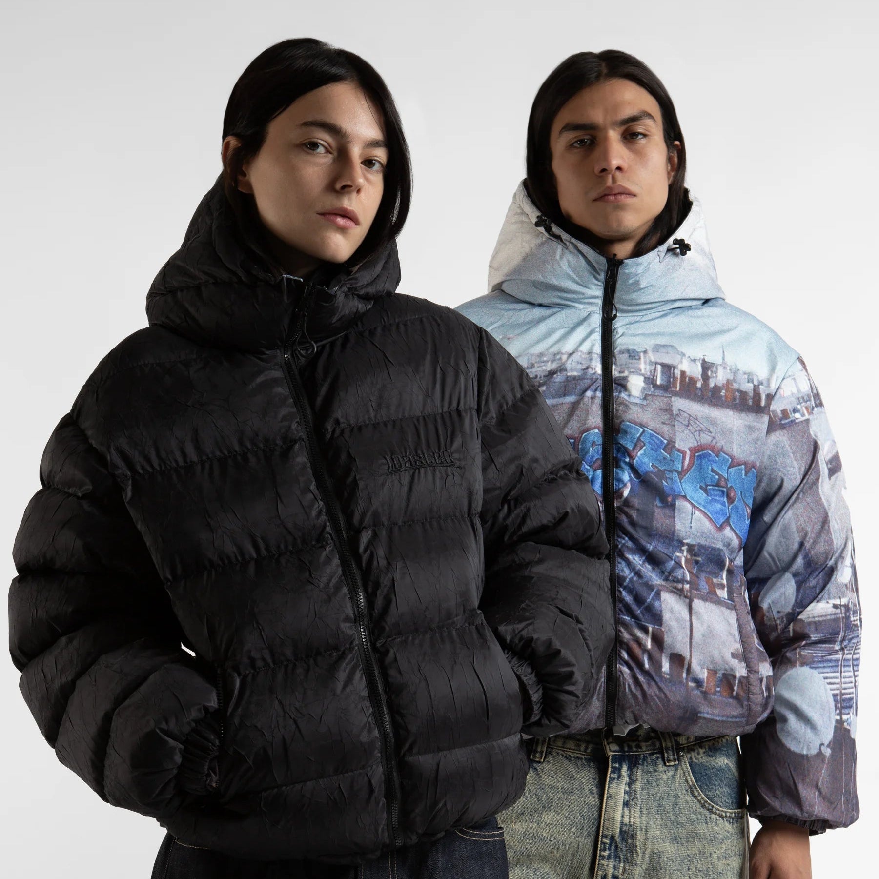 Giacca Wasted Paris Elevation Black